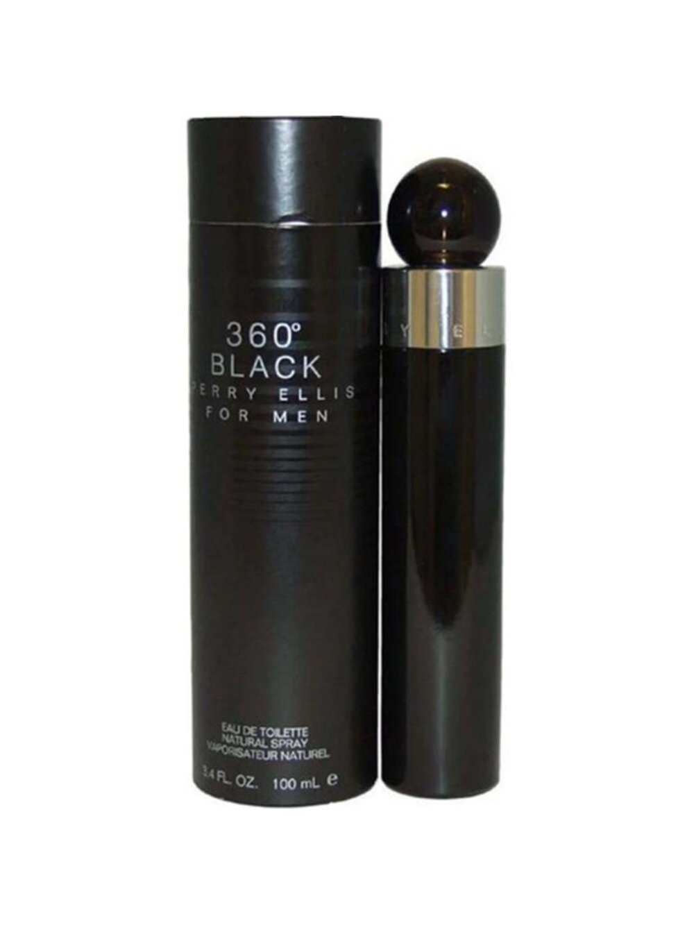 360 BLACK by Perry Ellis Cologne for Men EDT 3.3 / 3.4 oz New In Box